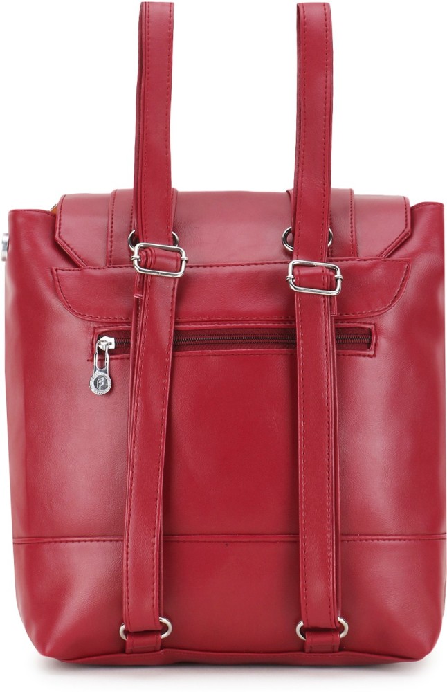 FANTOSY multipurpose handbag cum backpack 22 L Backpack Maroon - Price in  India