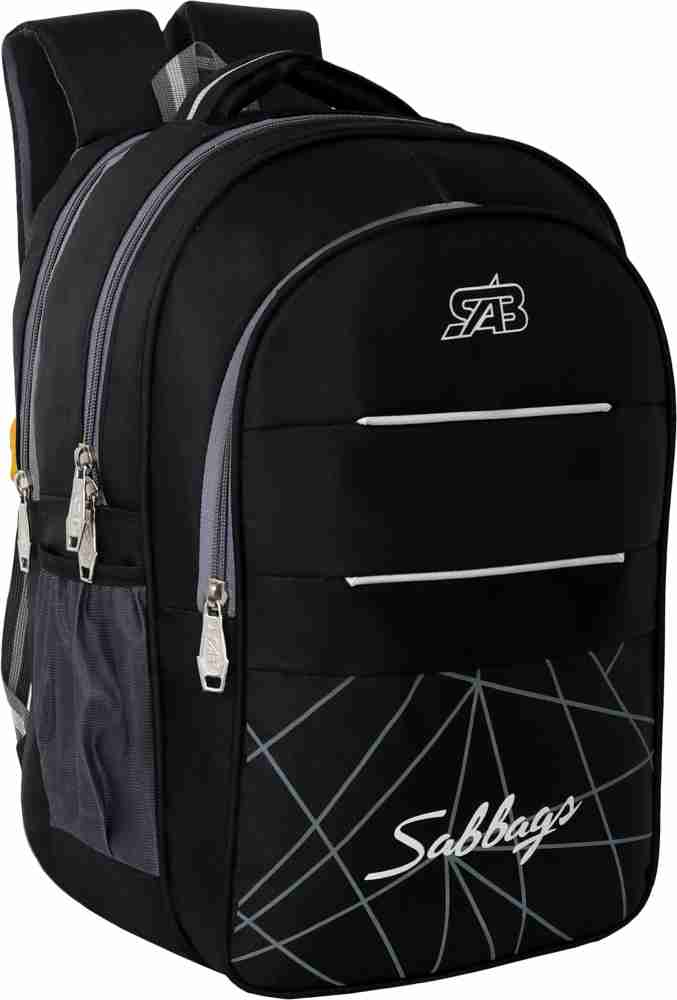 SAB Bags Medium Light Weight Trendy School College Bag Unisex Casual Waterproof 45 L Laptop Backpack W Black Price in India Flipkart