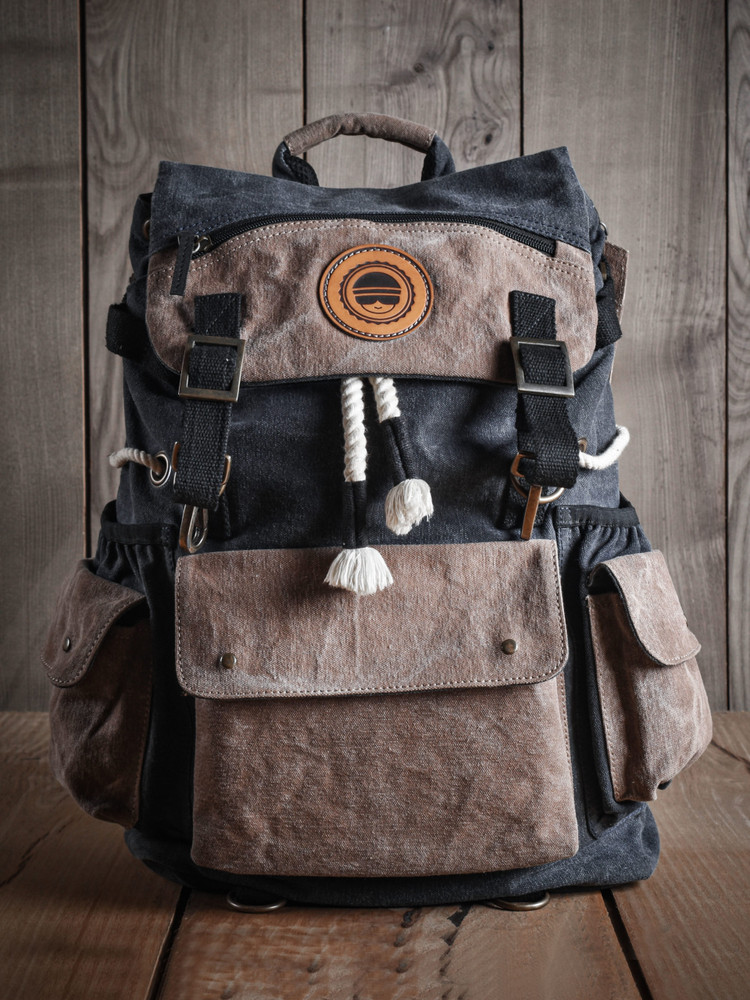 Bombay Trooper Terra Nova Victor Backpack 16 L Backpack Navy Blue Brown Price in India Flipkart