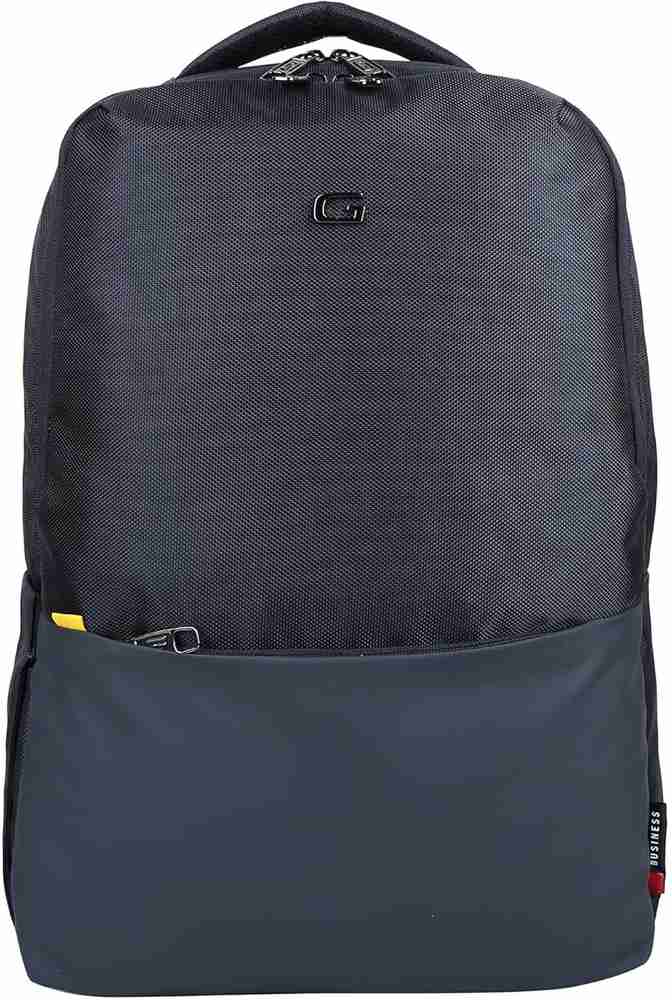 Mi business casual backpack black and grey 2025