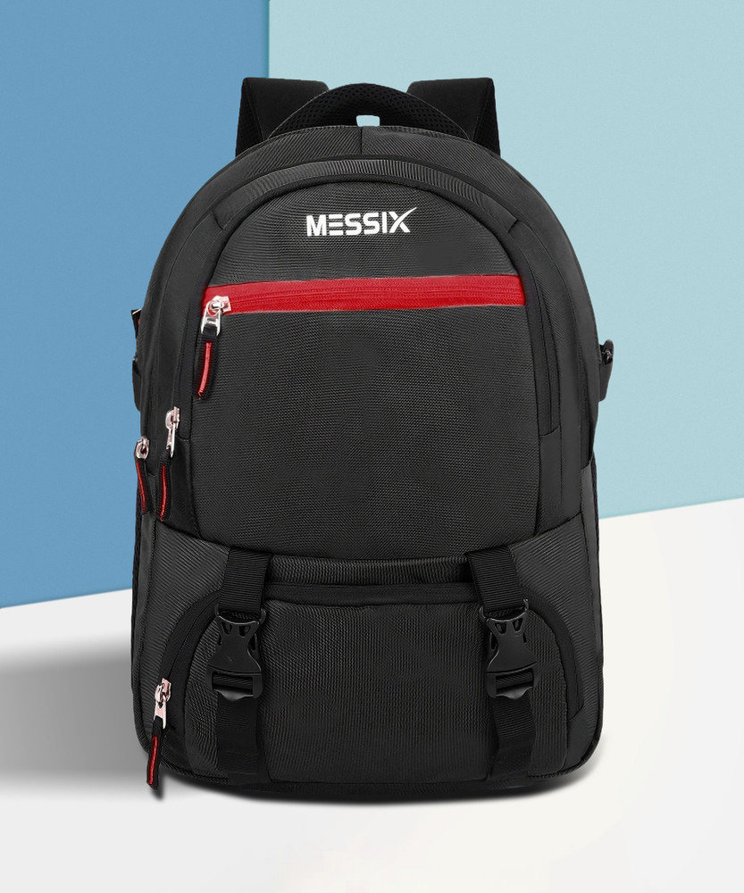 messix Anti Theft backpack With USB charging Port Rain Cover Laptop Bag Office bagpack 35 L Laptop Backpack BLACK Price in India Flipkart
