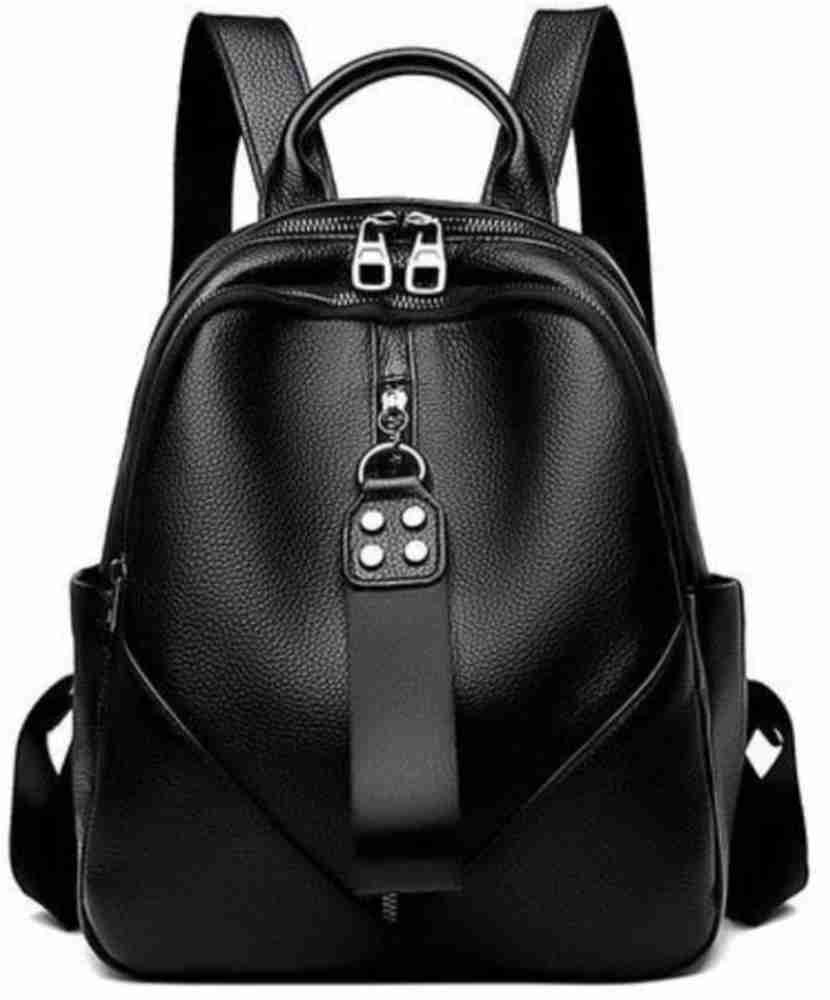 Fashion leather multipurpose backpack cheap shoulder handbag