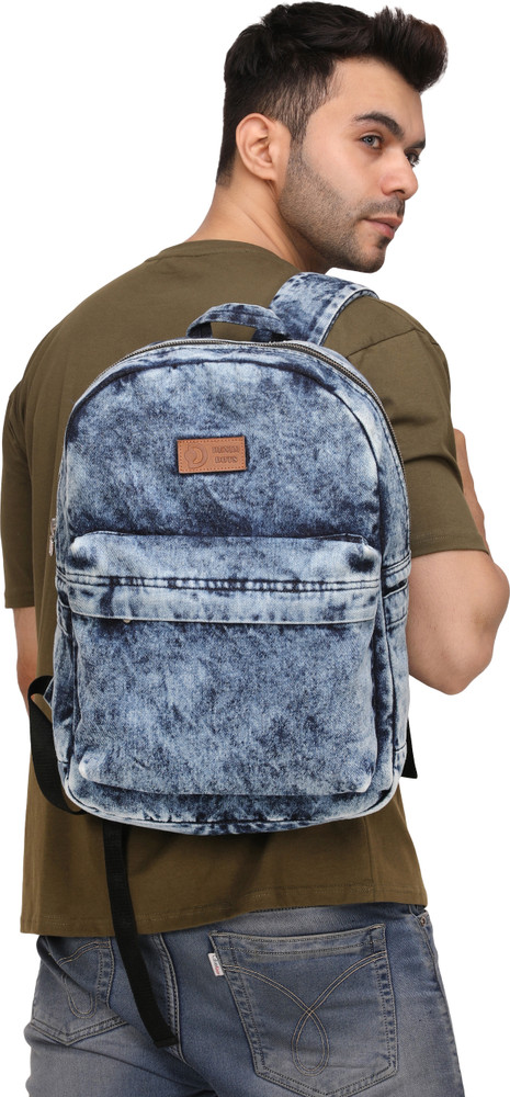 DENIM DOTS DD 2021 BP M 19 L Laptop Backpack BLEACH BLUE Price