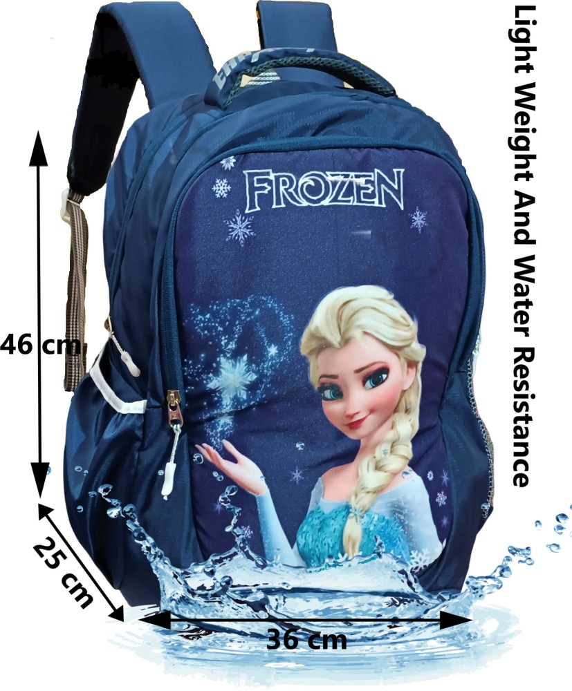 Shiny Fabric Kids School Backpack School Bags for Girls with Teddy Toy &  Inner Linning