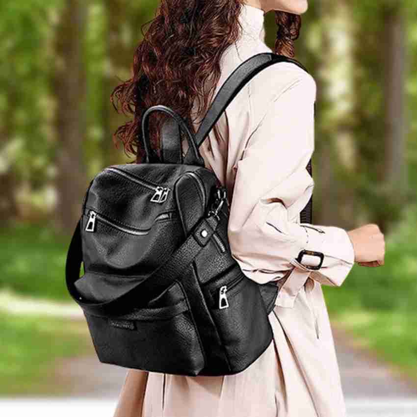 Avnex Top 1 Backpack Purse for Women Convertible 25L Travel Office 25 L Laptop Backpack Black Price in India Flipkart