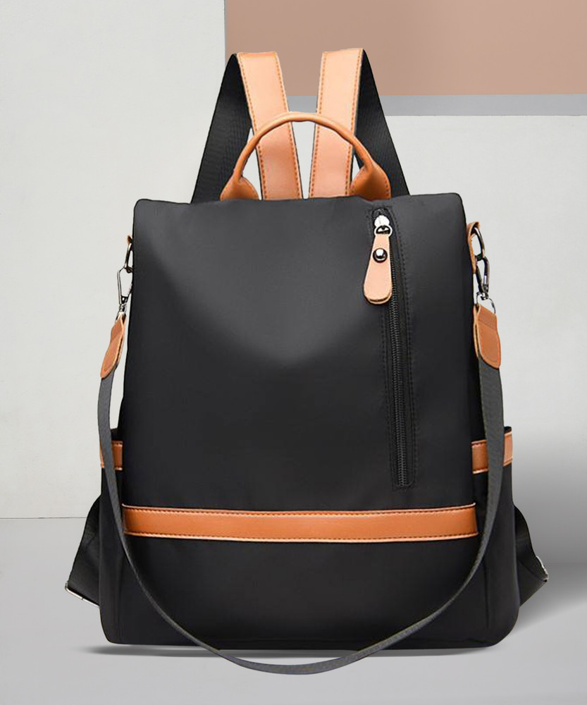IRMAO New Artistic National Style Oxford Large Capacity Women Bag Generation Backpack 12 L Backpack Black Price in India Flipkart