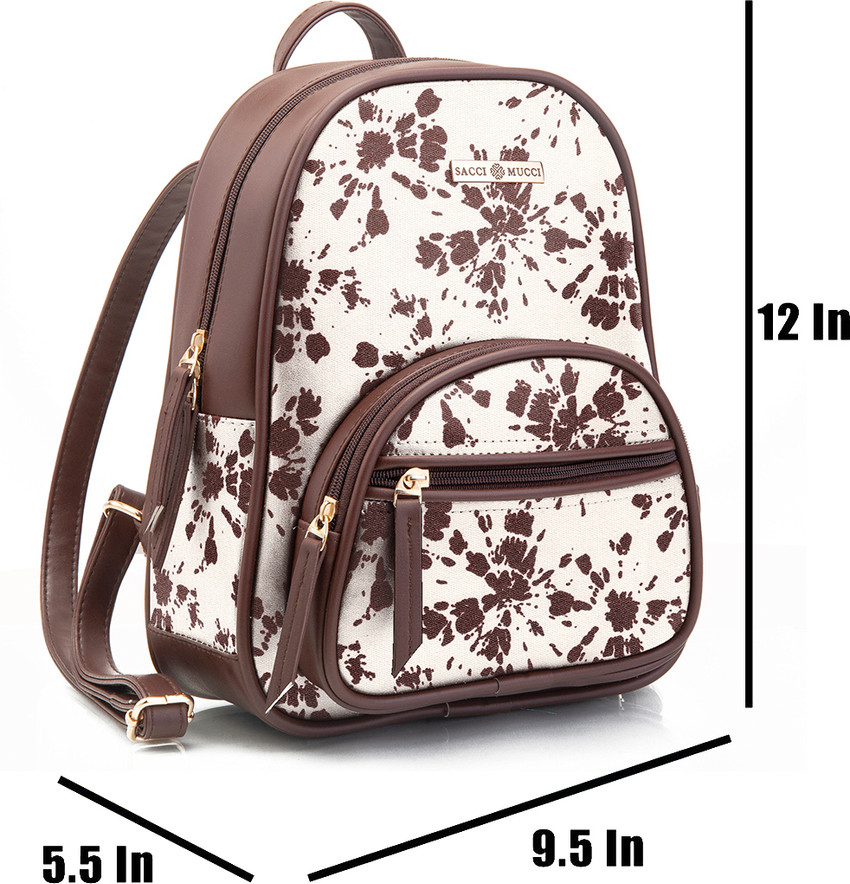 Fabric sale backpack purse