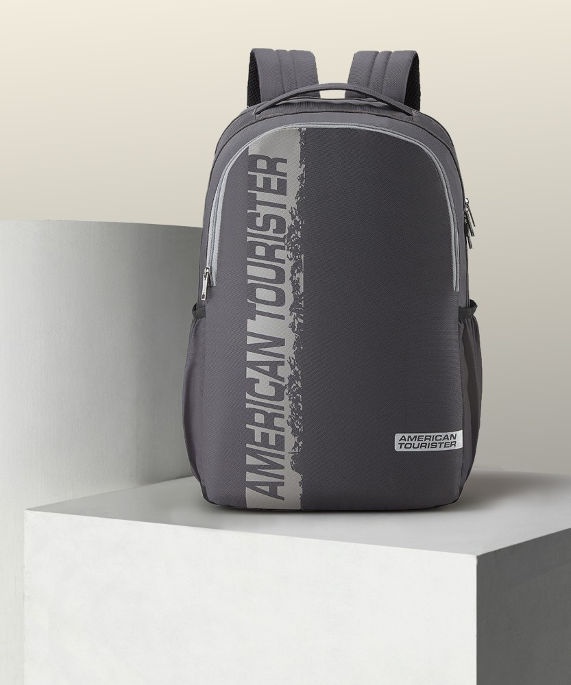 American tourister shop grey backpack