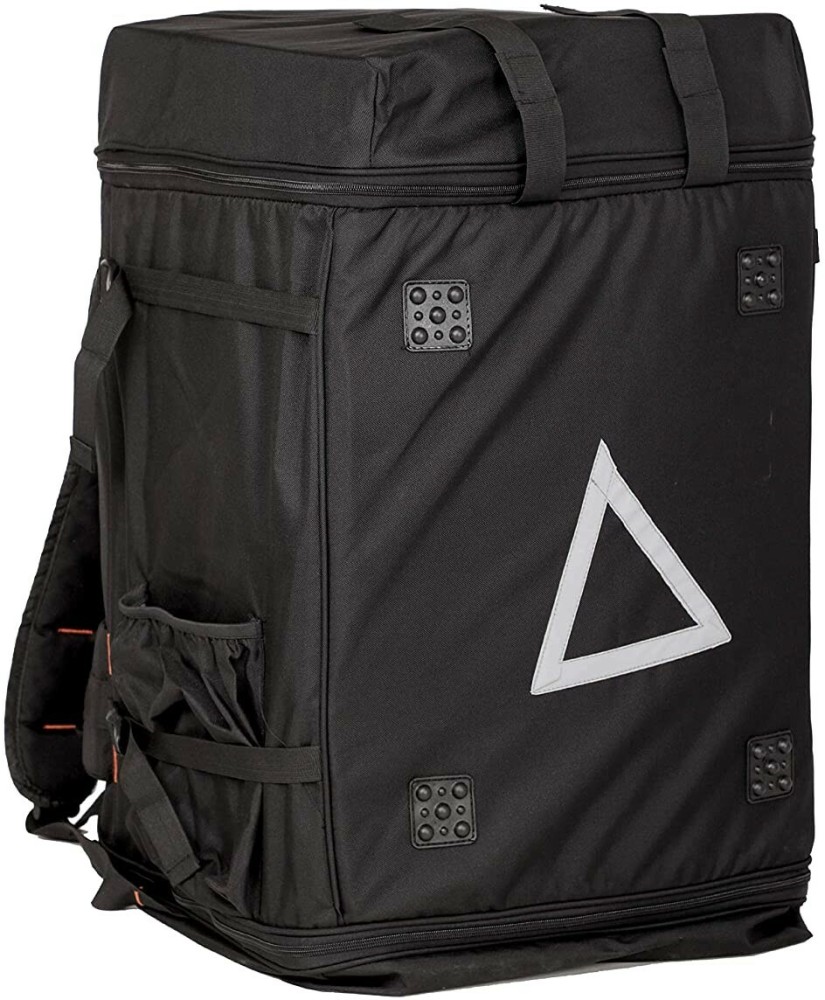 Ultrafine Black Logistics Courier Grocery Delivery Bag Waterproof With Rain Cover 116 L Backpack Black Price in India Flipkart