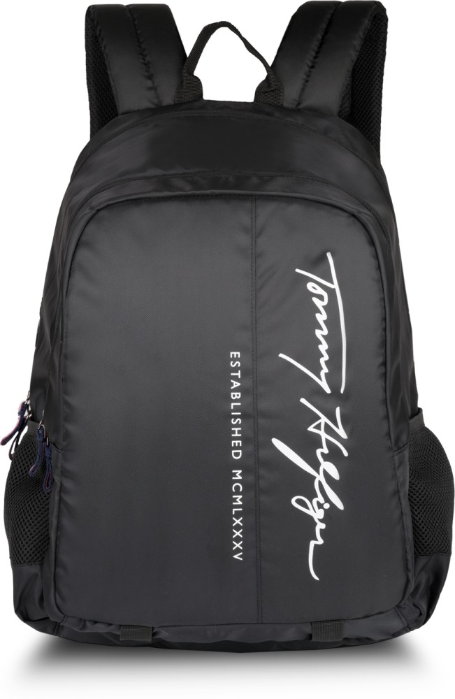 TOMMY HILFIGER Haiden 30 L Backpack Black Price in India