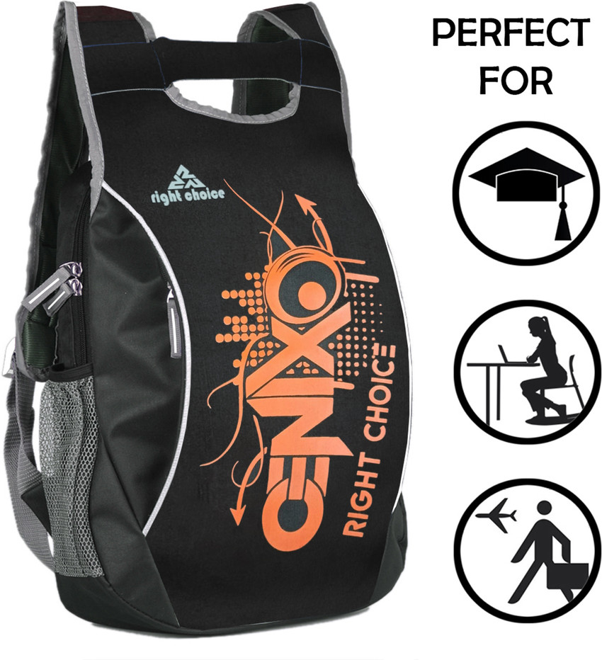 RIGHT CHOICE New unisex typography religion backpack college bag daily use 2318 20 L Backpack OO Black Price in India Flipkart