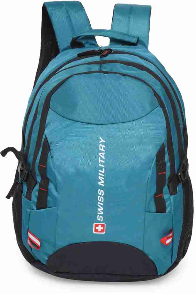 SWISS MILITARY Multi Utility Zeta High Quality Laptop Backpack For Men and Women 27 L Laptop Backpack Teal Price in India Flipkart