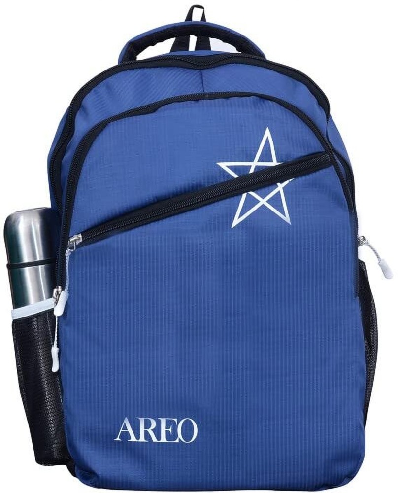 AREO 32Ltr Water Resistant Casual School College Office Backpack 32 L Backpack Blue Price in India Flipkart