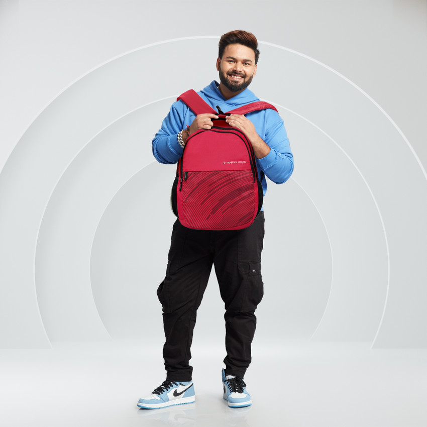 Mens red top backpack