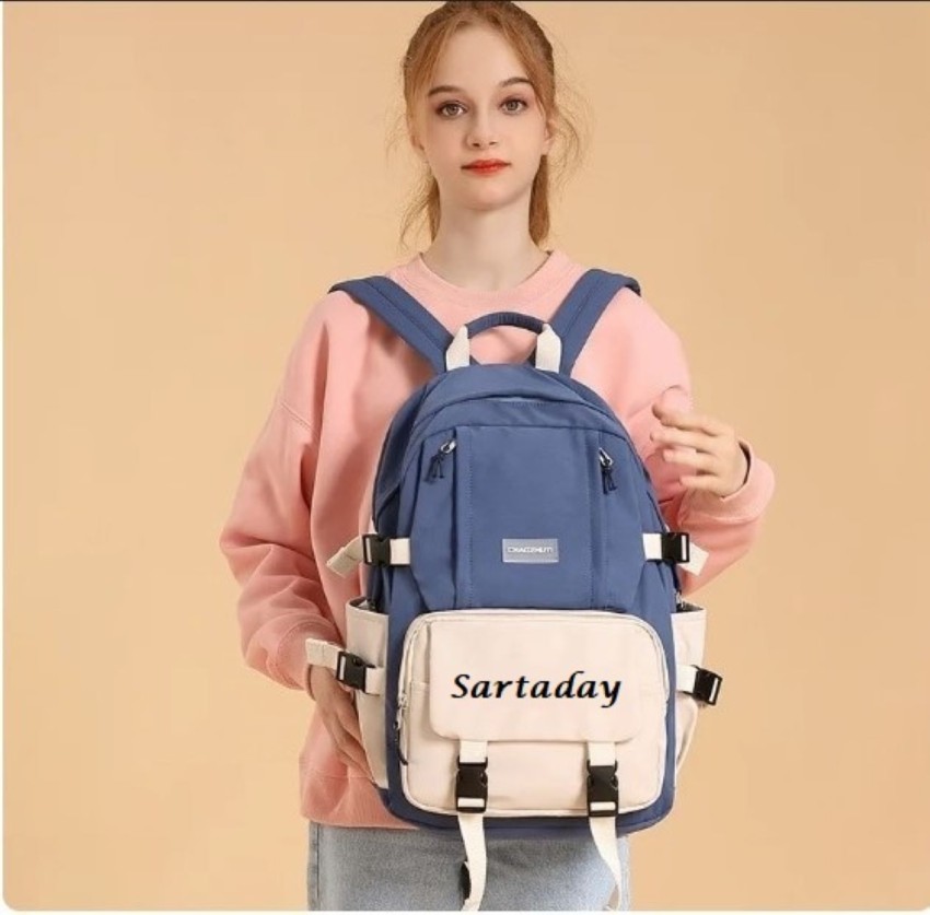 Toingo School Bag Travel Backpack Large Capacity Casual UK Cloth Backpacks For Women 35 L Backpack Blue Price in India Flipkart