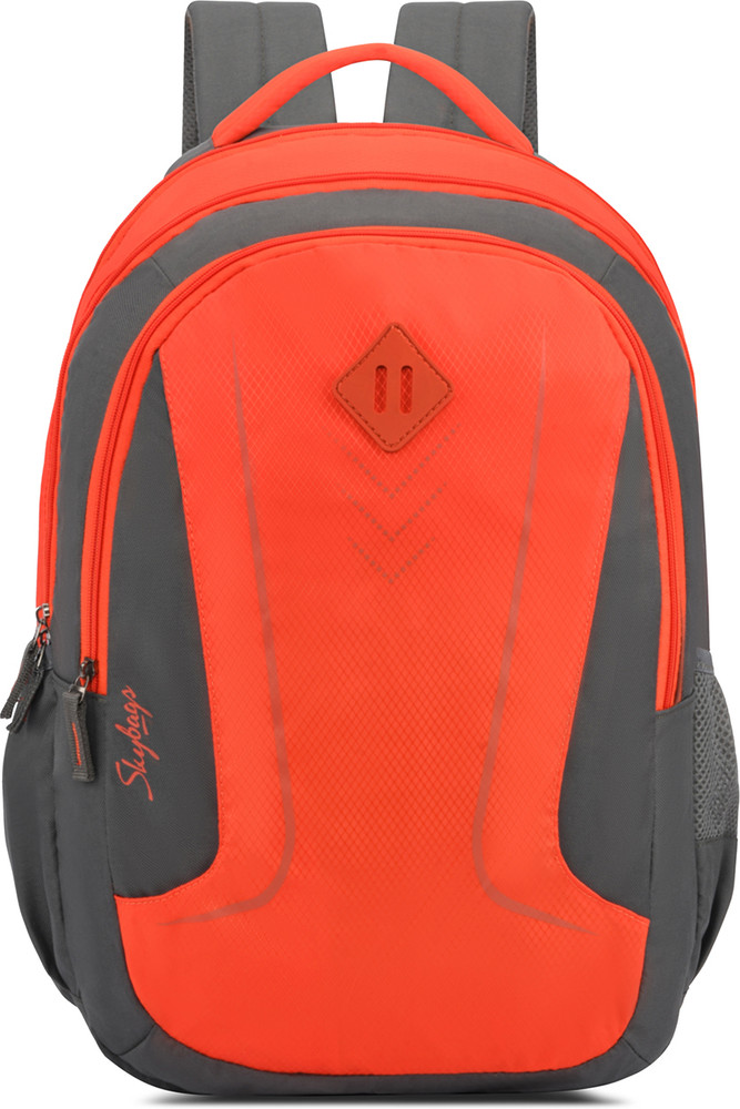 Orange colour school bag outlet