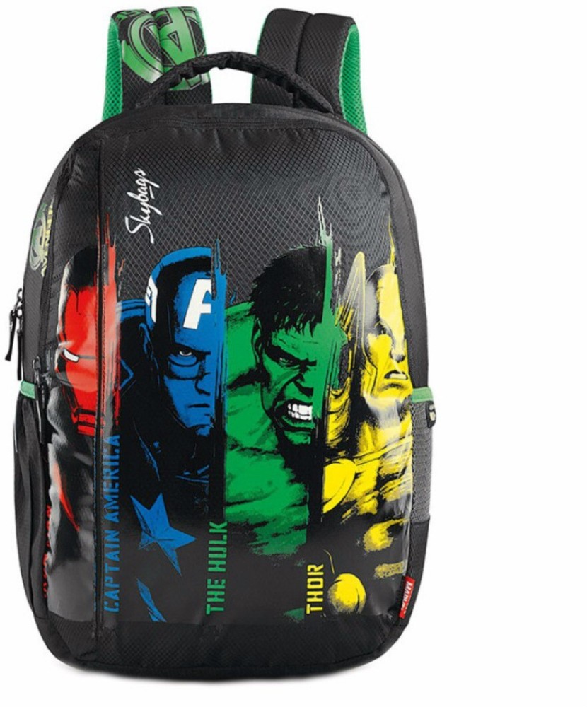 SKYBAGS Sb Marvel Avengers 32 L Backpack Black Price in India Flipkart