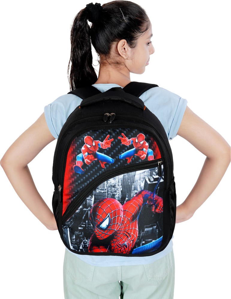 Girls spiderman fashion backpack