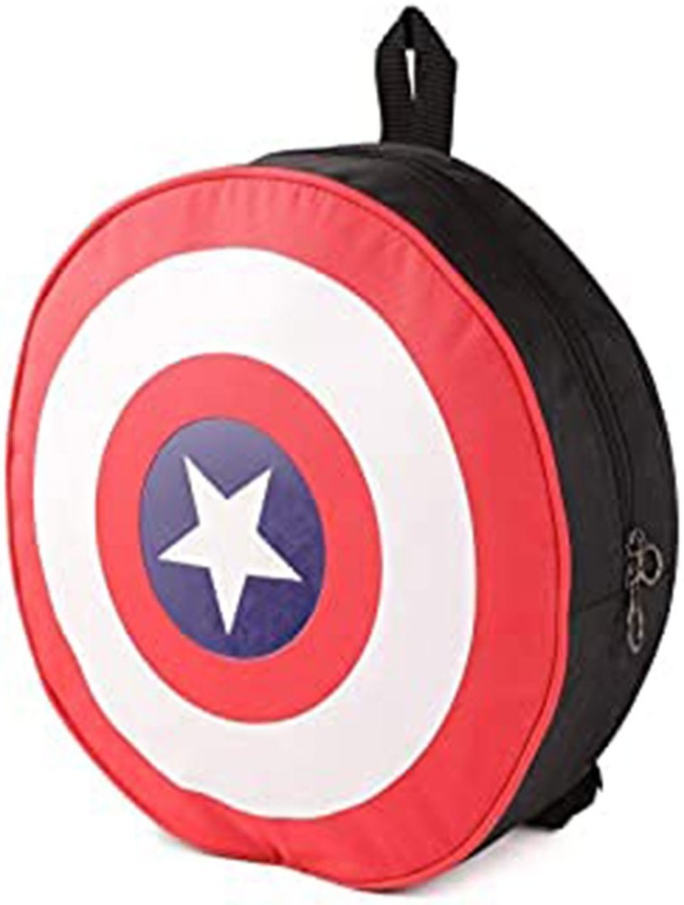 Afya Captain America Round Bag Waterproof Backpack 15 L Backpack Red Price in India Flipkart