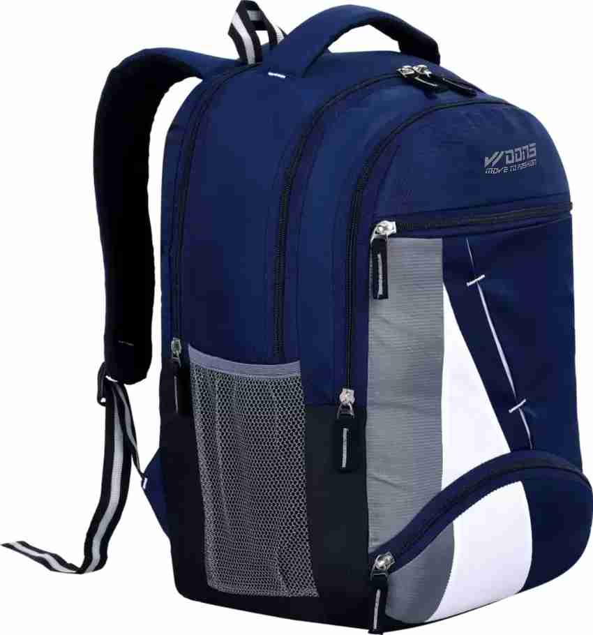Woons School Bags For Boys Girls Office School College Teens Students 41 L Laptop Backpack navy blue Price in India Flipkart