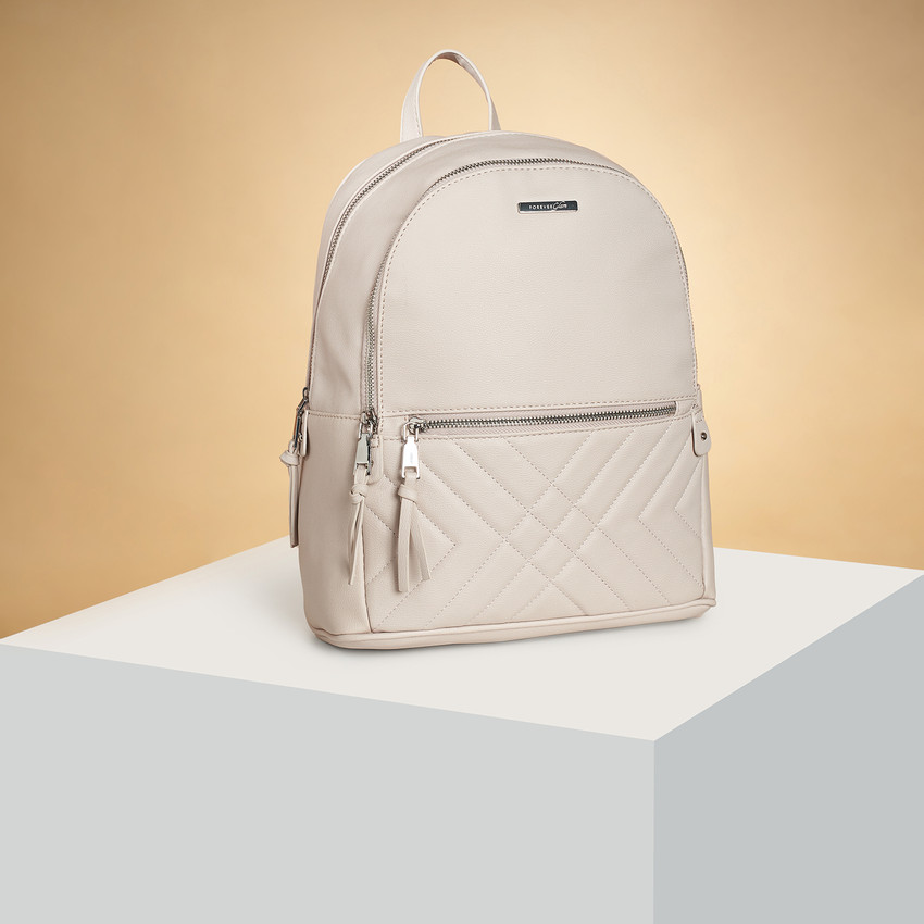 Forever Glam By Pantaloons 880012902OFF WHITE 23 L Backpack OFF WHITE Price in India Flipkart