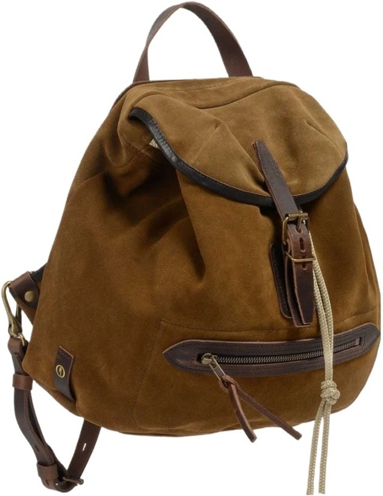 Suede leather backpack cheap