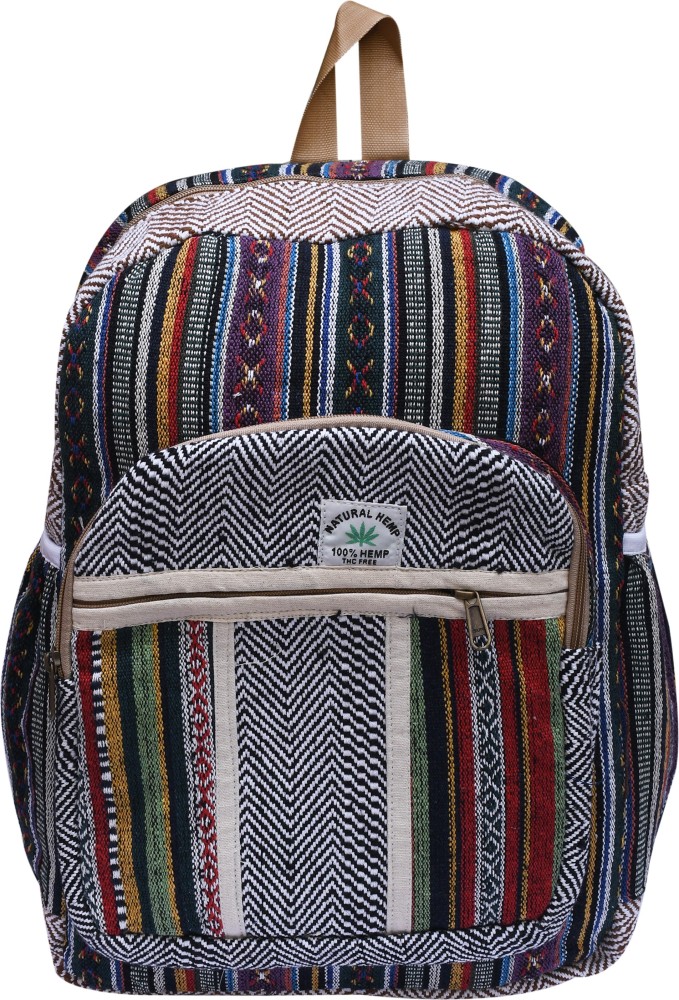 LONGING TO BUY A Cute All Natural Handmade Himalayan Hemp Backpack/Traveler  Bag, A Great Product - God Siva Designed 4.5 L Laptop Backpack Multicolor -  Price in India | Flipkart.com
