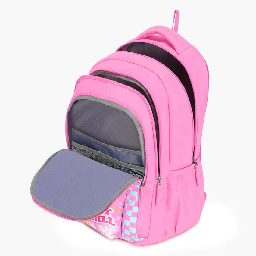 Genie Chill School Bag Laptop Backpack Pink 19 Inch CB 36 L