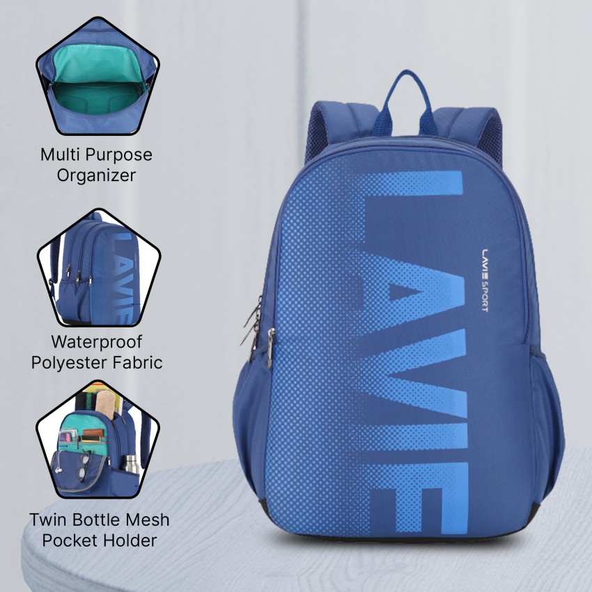 Lavie Sport Hype 1 Backpack 36 L Backpack Navy Price in India