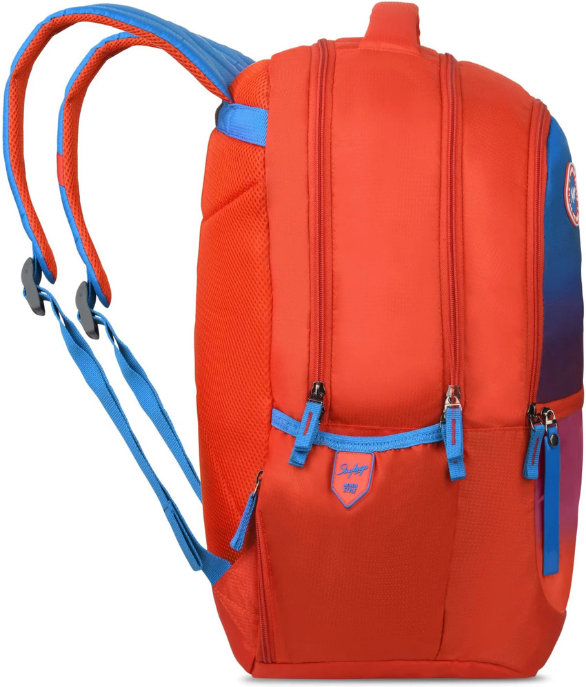 Orange backpack on sale