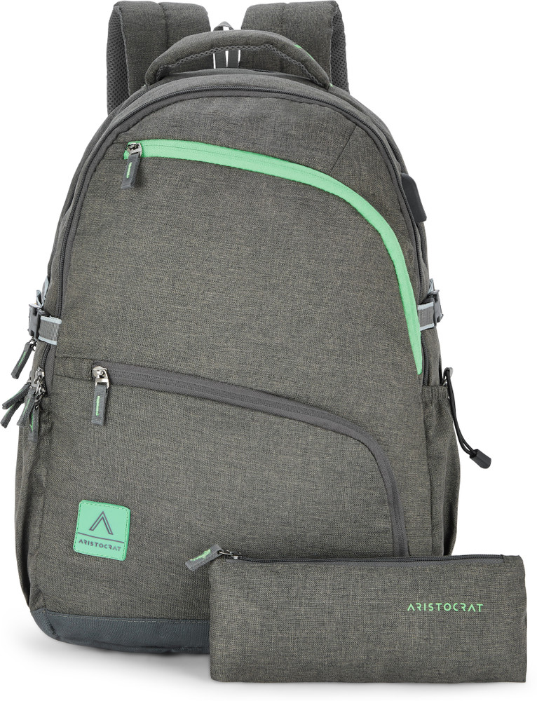Mens grey backpack best sale
