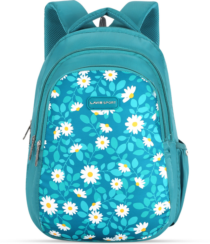 Lavie Sport Chamomile 17 26 L Laptop Backpack TEAL Price in India Flipkart