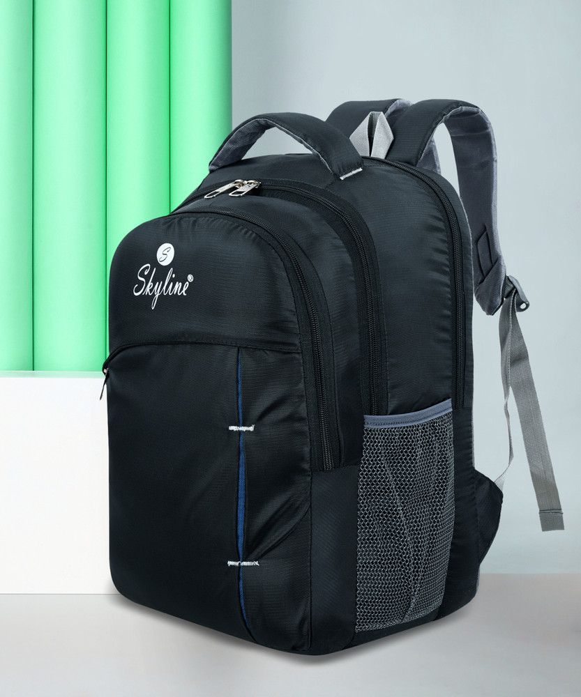 SKYLINE 40 L Laptop Backpack Travel Office College School Bag For Men Women 40 L Backpack Black Price in India Flipkart