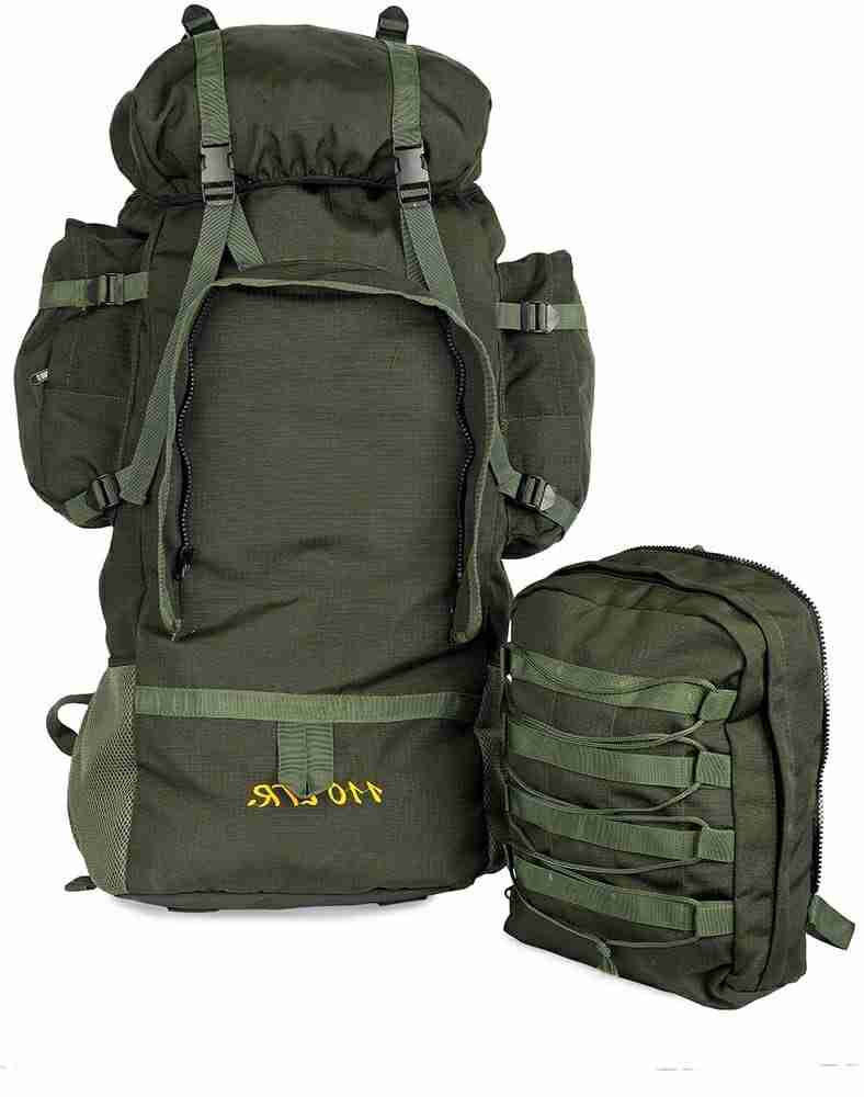 ABH Backpack Rib Stop Mecgear 01 110 L Backpack Green Check