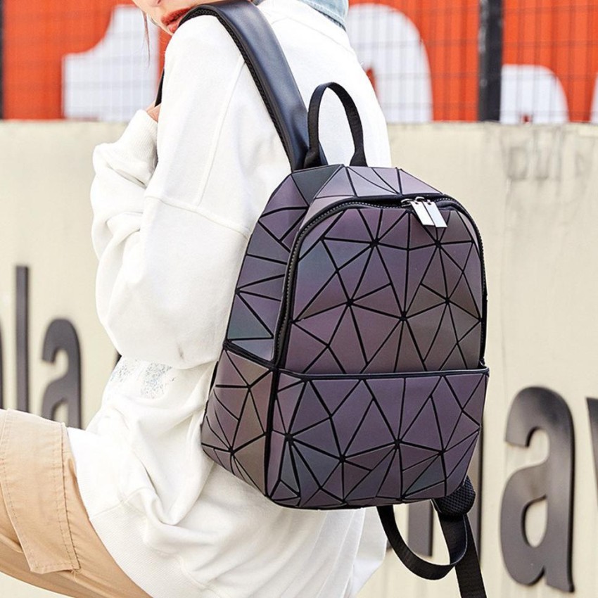 Geometric luminous backpack hotsell