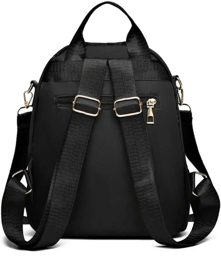 JAISOM Small 15 l Waterproof Backpack For Girls Classic College Bag For Women Black 15 L Backpack Black Price in India Flipkart