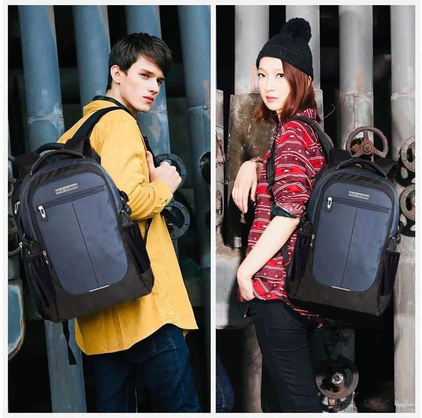 True Human Cooper backpack with USB charging Port Laptop bag office bag college bag 32 L Backpack Blue Price in India Flipkart
