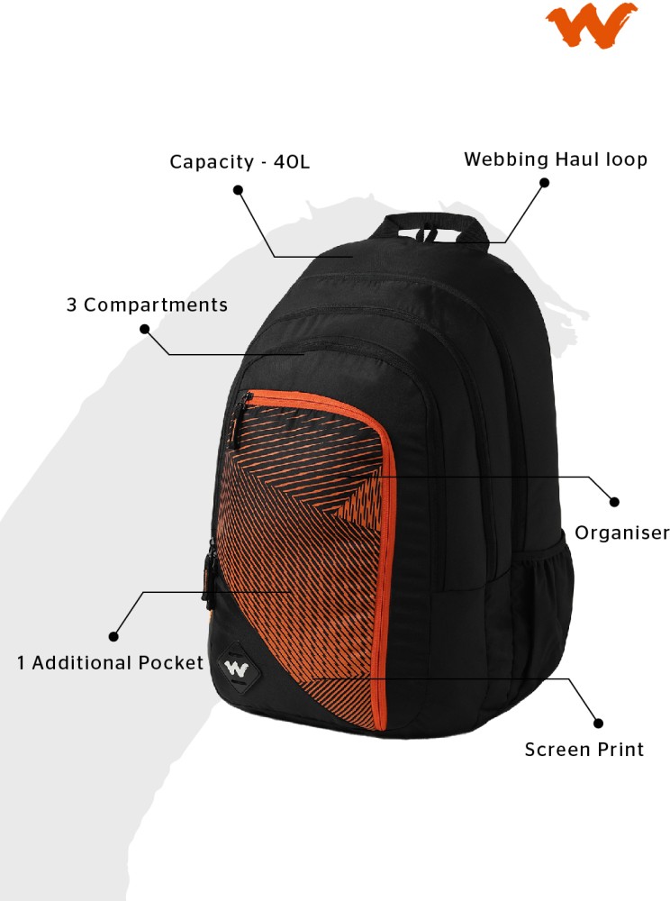 Wildcraft colossal 2024 40l backpack