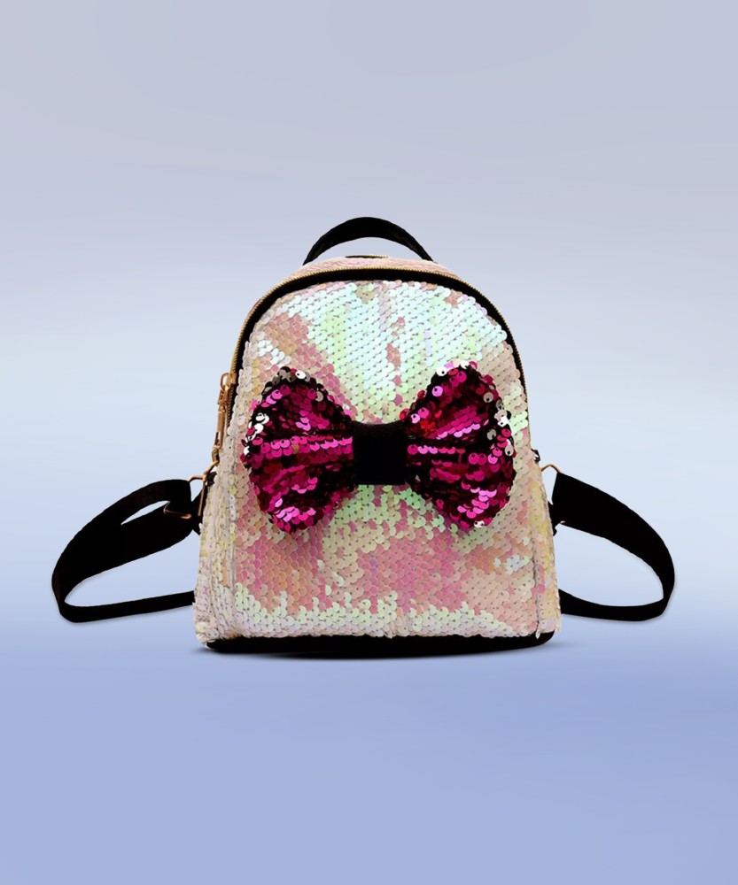 Pink sequin mini outlet backpack