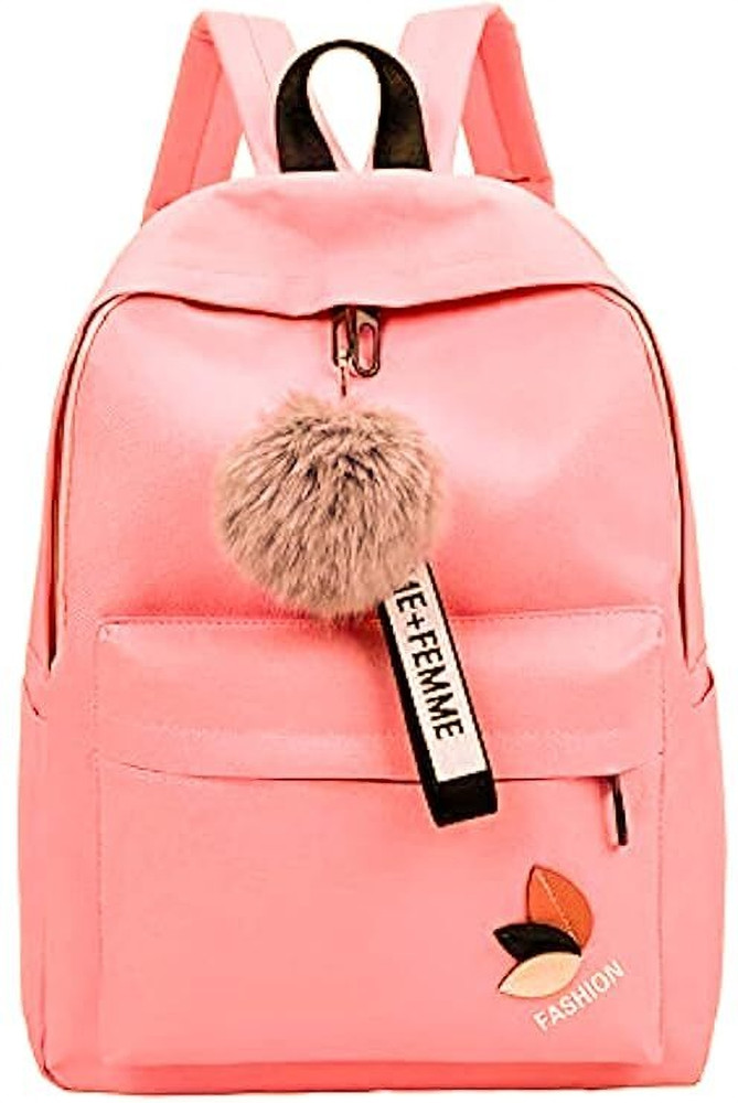 Orange clearance pink backpack