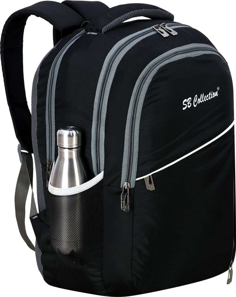 SBCOLLECTION Large 35 L Laptop Backpack black backpack casual unisex school  bag collage bag travel backpack bag laptop backpack bag Casual Backpack