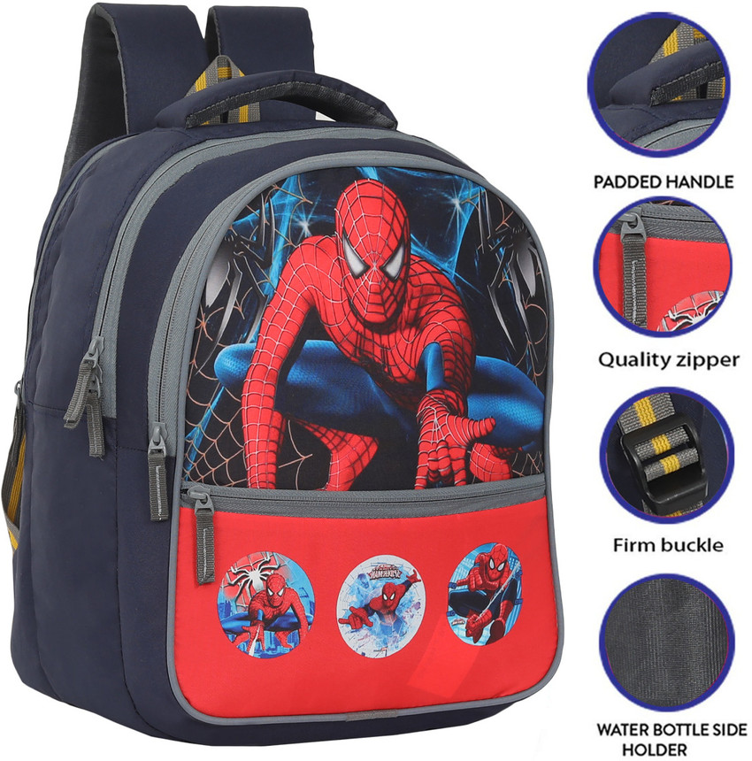Spiderman 2in1 41cm Primary Primary 1st 4th Std School Bag