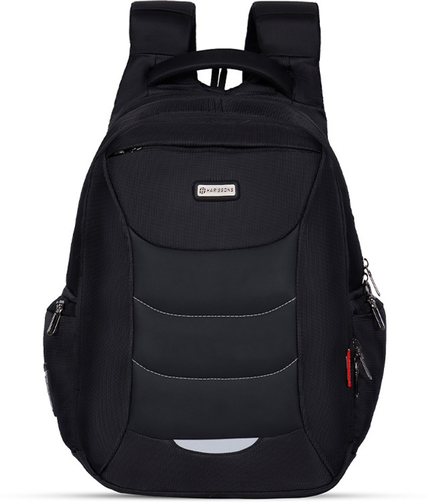 HARISSONS Prima Laptop Backpack with integrated USB Port Expandable Compartment 39 L Laptop Backpack Black Price in India Flipkart