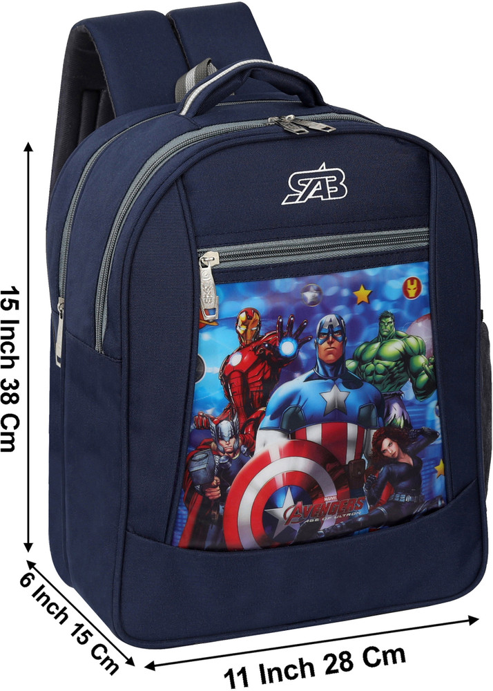 SAB Bags School Bag for Kids 3D Character 1st to 3rd Class Boys