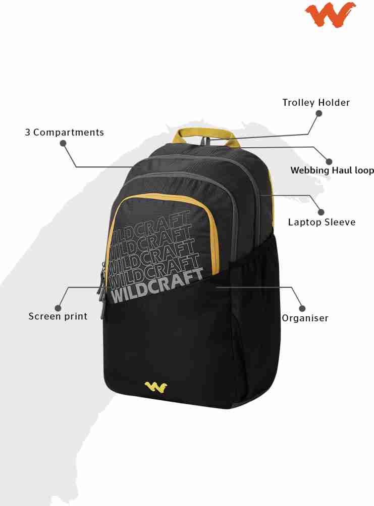 Buy Wildcraft Nylon Red Laptop Bag (8903338038788) at