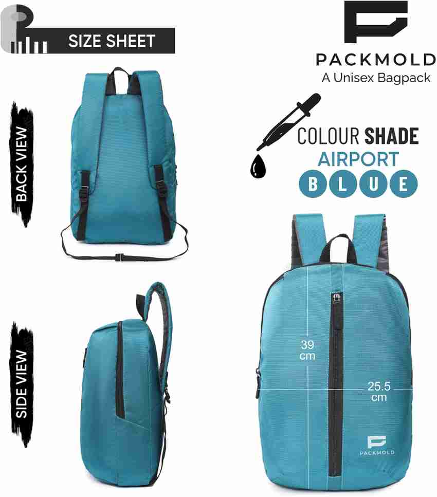 Airport deals backpack size