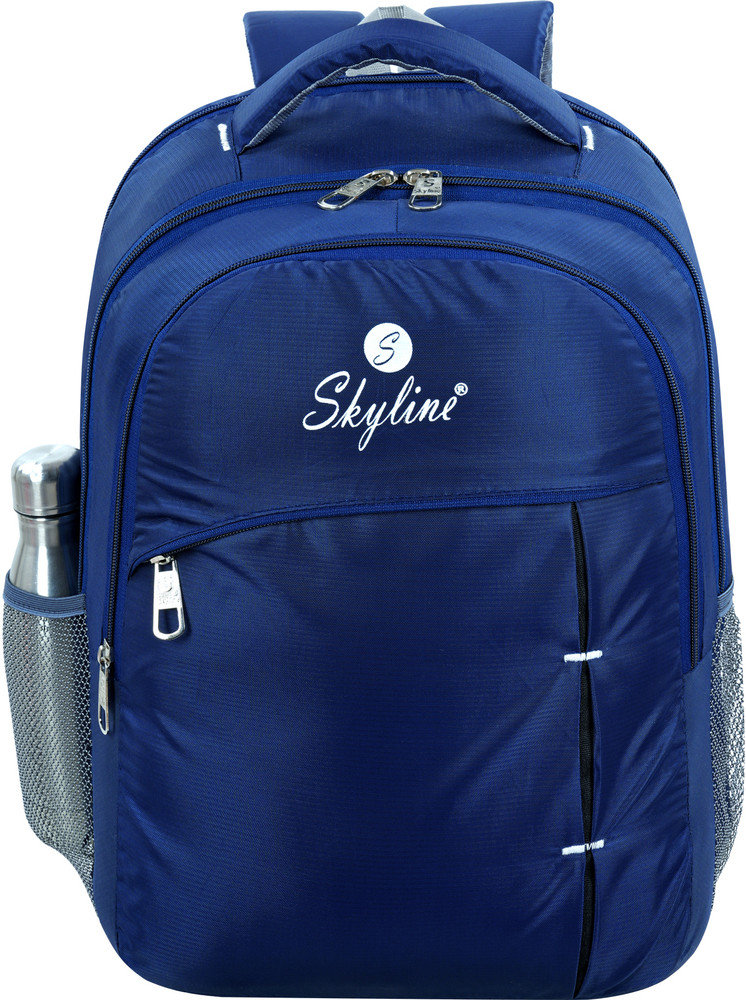 SKYLINE 43 L Laptop Backpack Travel Office College School Bag For Men Women 40 L Backpack Navy Blue Price in India Flipkart