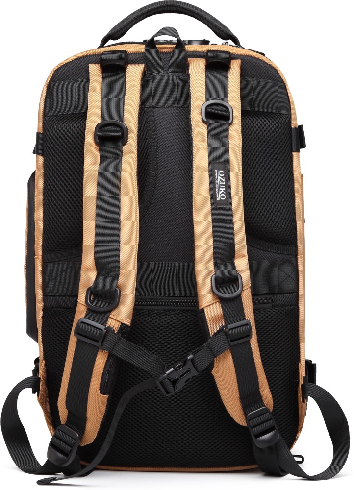 ozuko 9309S BACKPACK 8 L Backpack Yellow Price in India