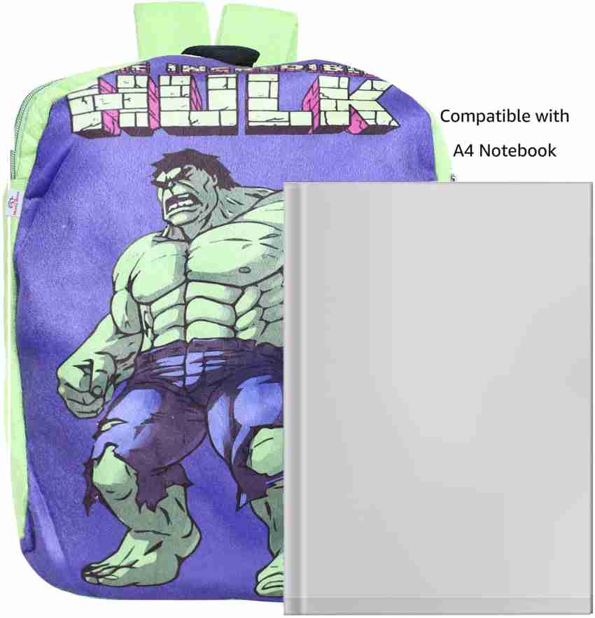 Heart Home Marvel The Incredible Hulk Plush Backpack 2 Compartment Velvet School Bag Green 20 L Backpack Green Price in India Flipkart