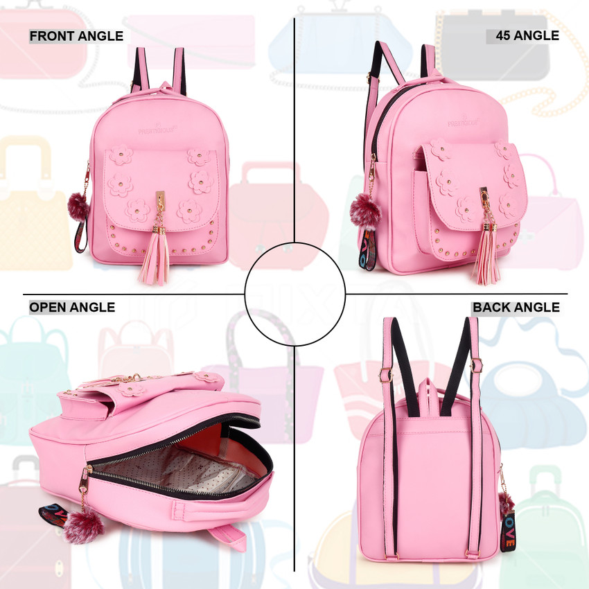 Ladies pink backpack outlet